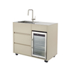 TA017B01-Outdoor Kitchen Module with Sink and Refrigerator